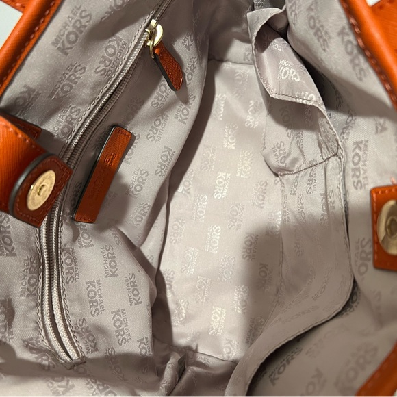 Small Orange Michael Kors Handbag - Picture 3 of 3